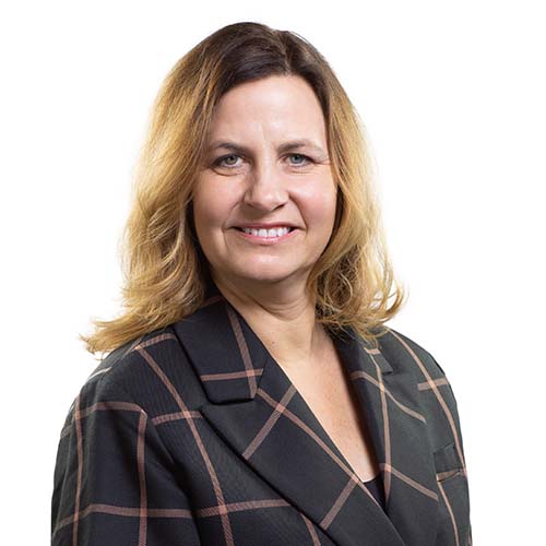 headshot of AVAC's Laurie Powers